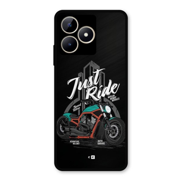 Just Ride Speed Metal Back Case for Realme Narzo N53