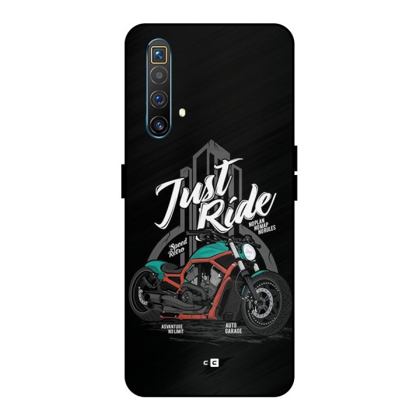 Just Ride Speed Metal Back Case for Realme X3 SuperZoom