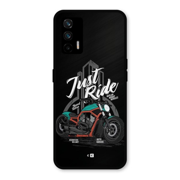 Just Ride Speed Metal Back Case for Realme X7 Max