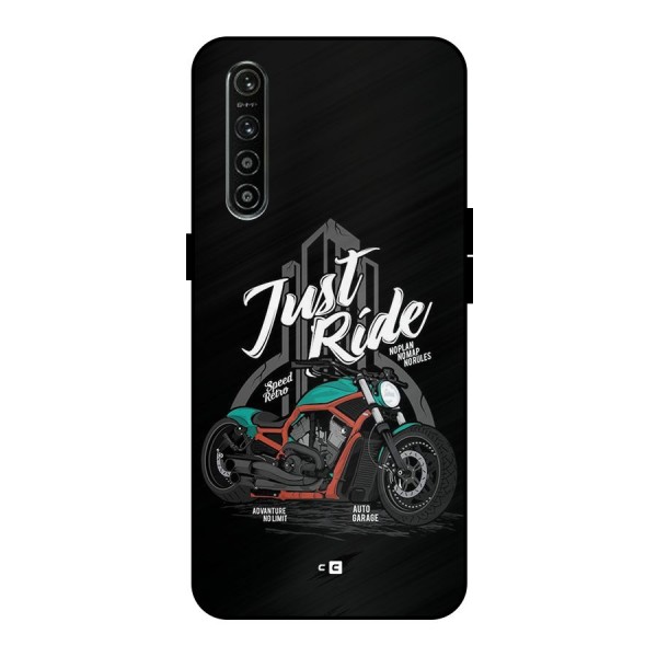 Just Ride Speed Metal Back Case for Realme XT