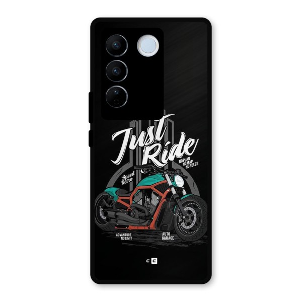 Just Ride Speed Metal Back Case for Vivo V27