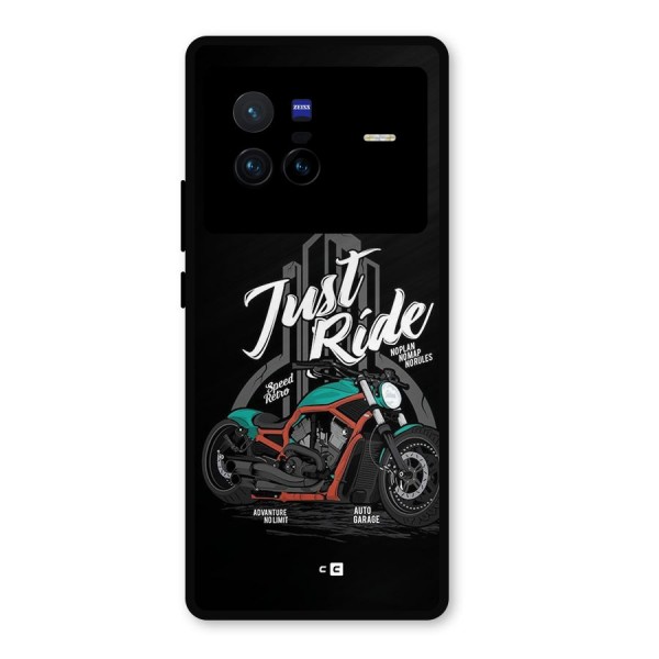 Just Ride Speed Metal Back Case for Vivo X80