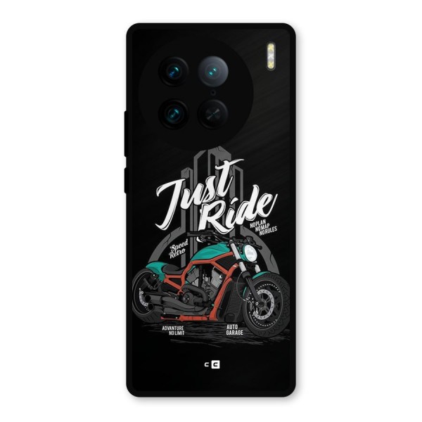 Just Ride Speed Metal Back Case for Vivo X90 Pro