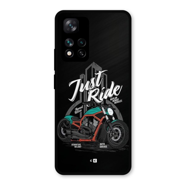 Just Ride Speed Metal Back Case for Xiaomi 11i 5G