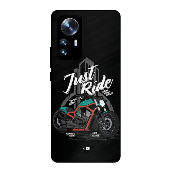 Just Ride Speed Metal Back Case for Xiaomi 12 Pro