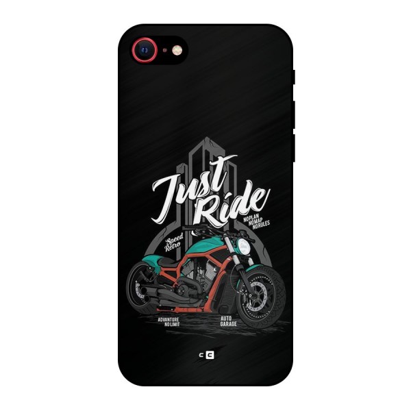 Just Ride Speed Metal Back Case for iPhone SE 2020