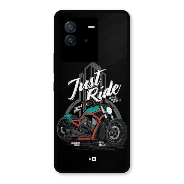 Just Ride Speed Metal Back Case for iQOO Neo 6 5G