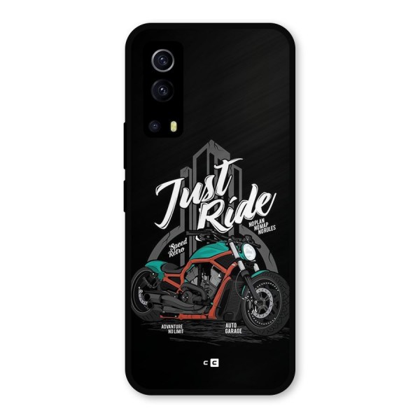 Just Ride Speed Metal Back Case for iQOO Z3