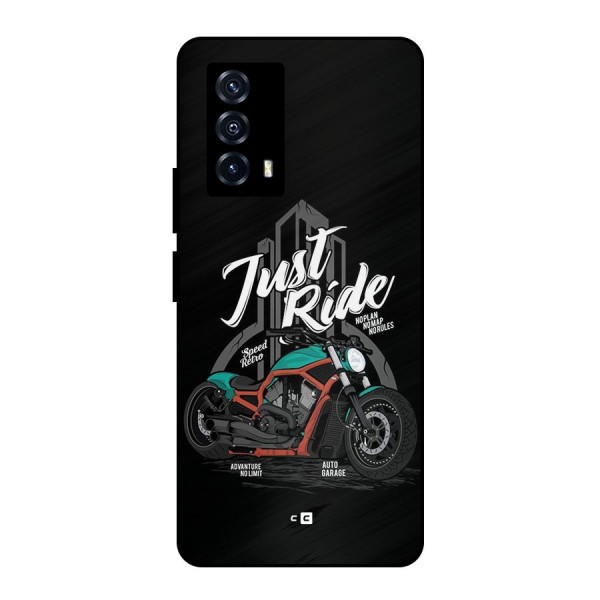 Just Ride Speed Metal Back Case for iQOO Z5