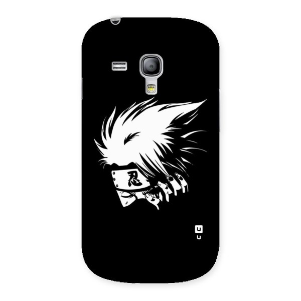 Kakashi Hatake Black Back Case for Galaxy S3 Mini