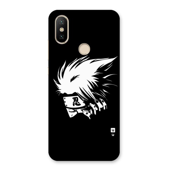 Kakashi Hatake Black Back Case for Mi A2