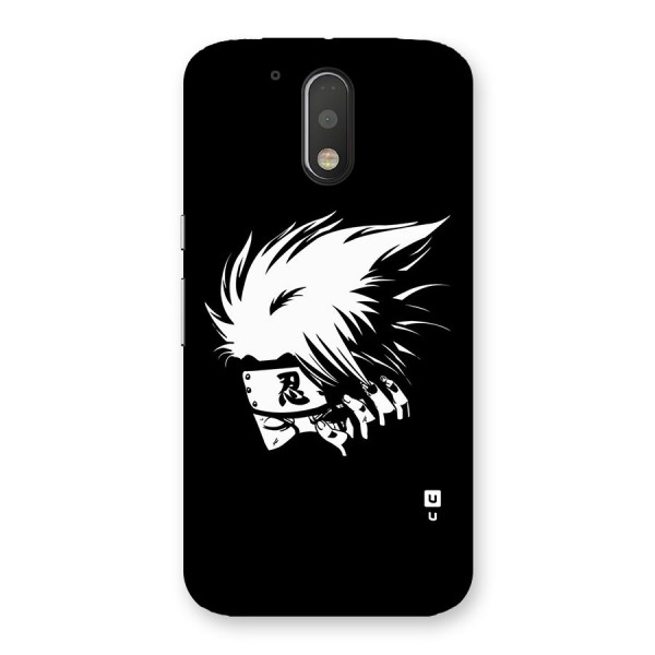 Kakashi Hatake Black Back Case for Motorola Moto G4