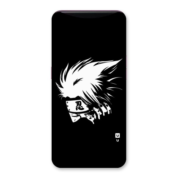 Kakashi Hatake Black Back Case for Oppo Find X