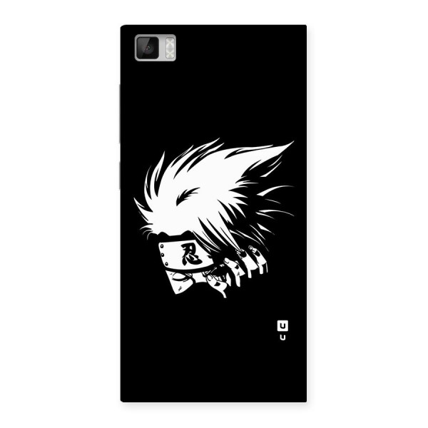 Kakashi Hatake Black Back Case for Xiaomi Mi3