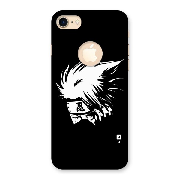 Kakashi Hatake Black Back Case for iPhone 8 Logo Cut