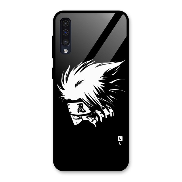 Kakashi Hatake Black Glass Back Case for Galaxy A50s