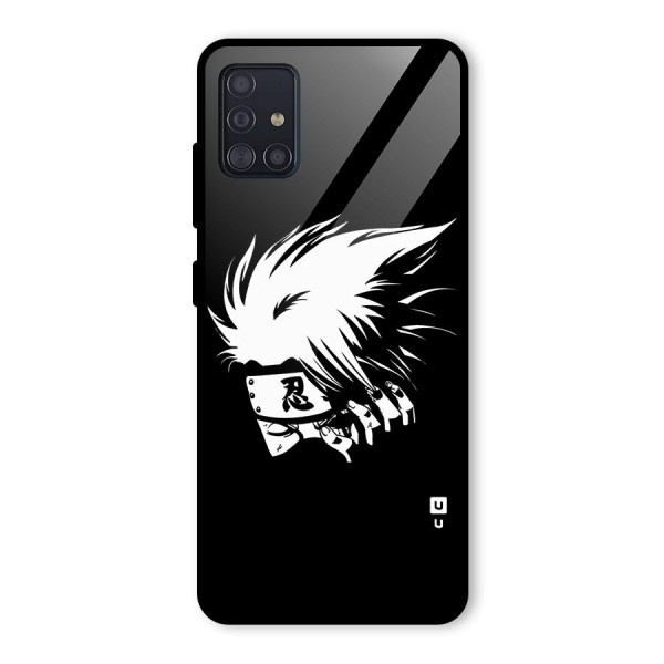 Kakashi Hatake Black Glass Back Case for Galaxy A51