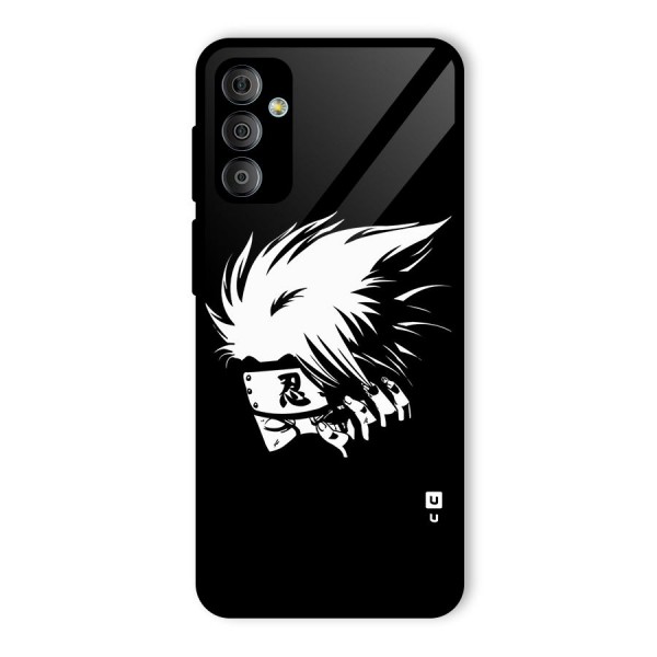 Kakashi Hatake Black Glass Back Case for Galaxy F23