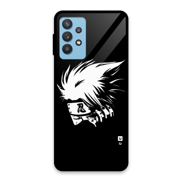 Kakashi Hatake Black Glass Back Case for Galaxy M32 5G