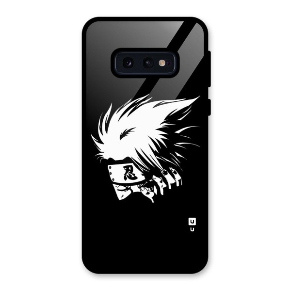 Kakashi Hatake Black Glass Back Case for Galaxy S10e