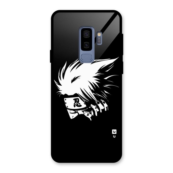 Kakashi Hatake Black Glass Back Case for Galaxy S9 Plus