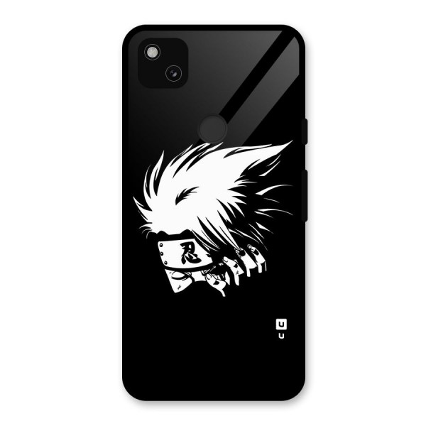 Kakashi Hatake Black Glass Back Case for Google Pixel 4a