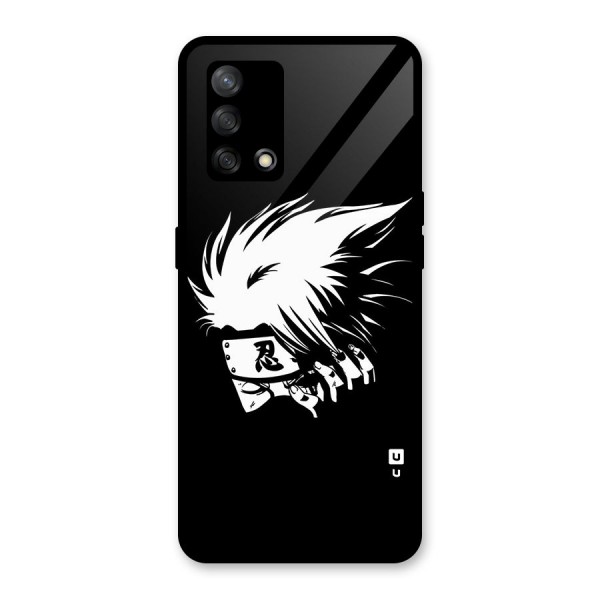 Kakashi Hatake Black Glass Back Case for Oppo F19s