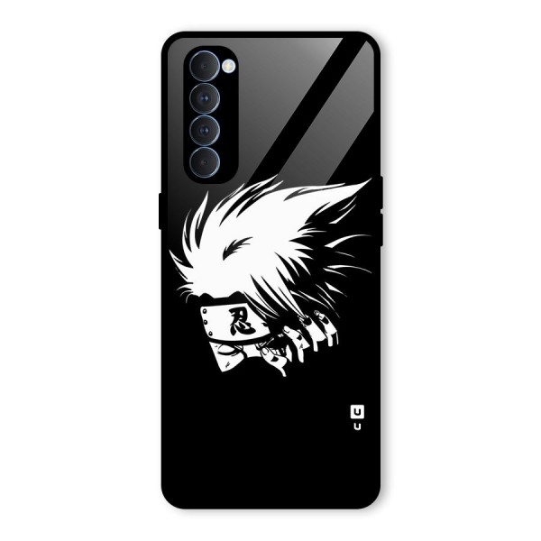 Kakashi Hatake Black Glass Back Case for Oppo Reno4 Pro