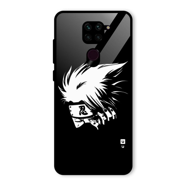 Kakashi Hatake Black Glass Back Case for Redmi Note 9