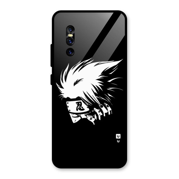 Kakashi Hatake Black Glass Back Case for Vivo V15 Pro