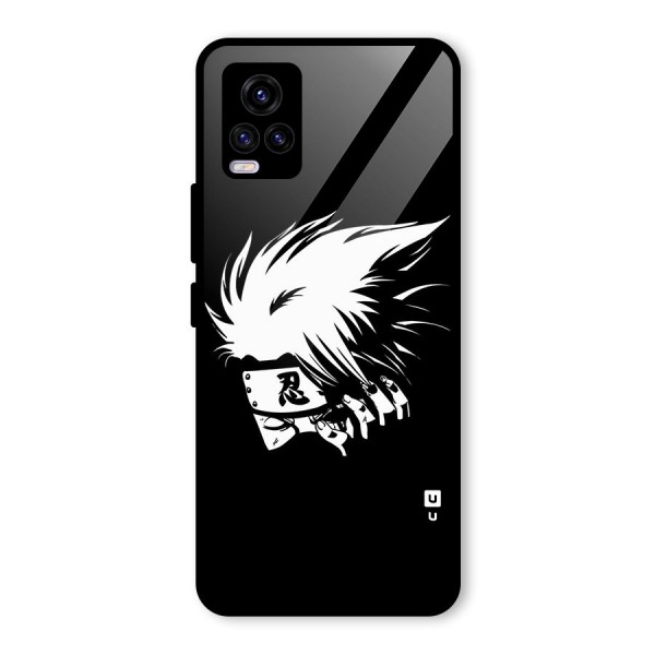 Kakashi Hatake Black Glass Back Case for Vivo V20