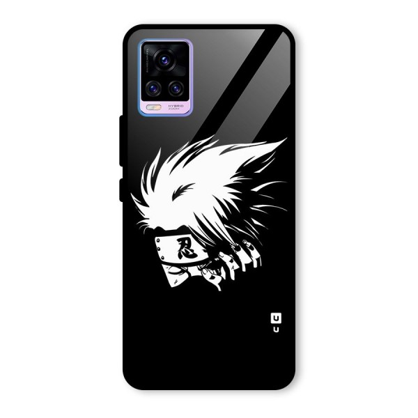 Kakashi Hatake Black Glass Back Case for Vivo V20 Pro