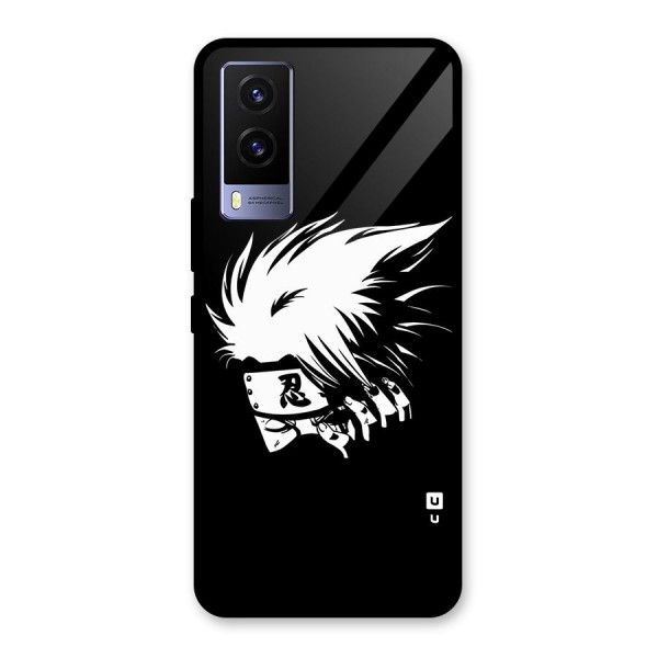 Kakashi Hatake Black Glass Back Case for Vivo V21e 5G