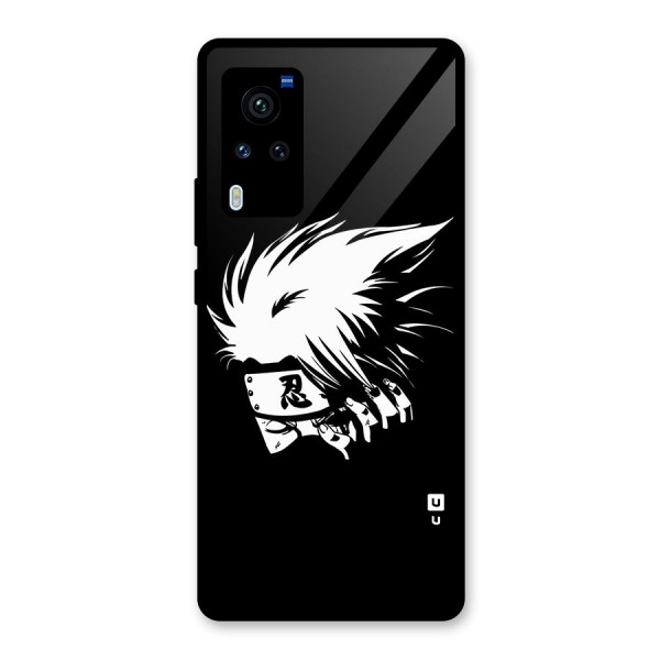 Kakashi Hatake Black Glass Back Case for Vivo X60 Pro