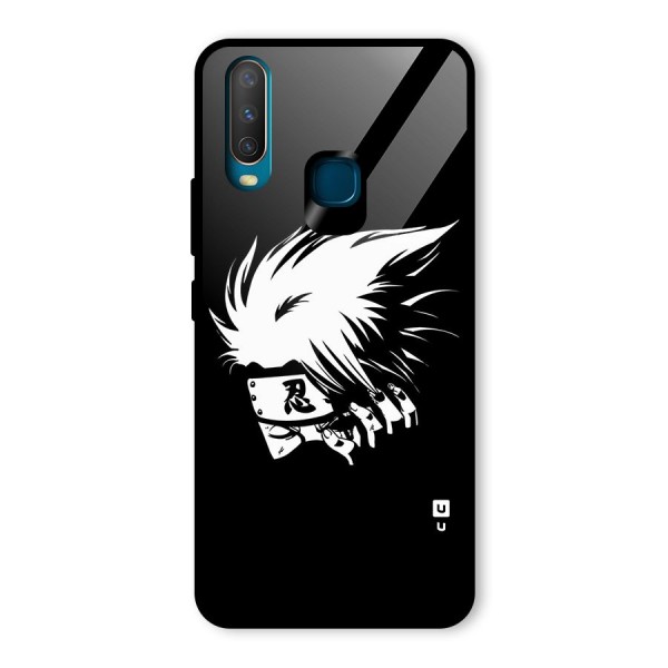 Kakashi Hatake Black Glass Back Case for Vivo Y15