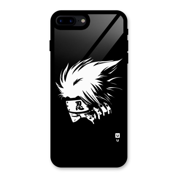 Kakashi Hatake Black Glass Back Case for iPhone 8 Plus