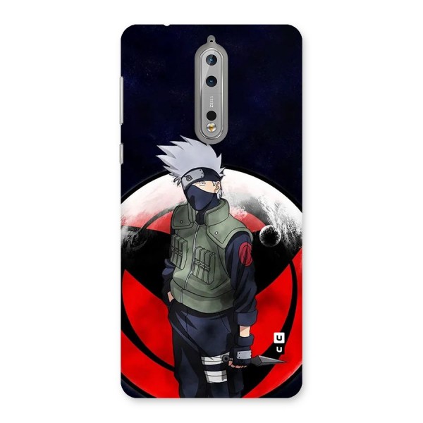 Kakashi Hatake Knife Back Case for Nokia 8