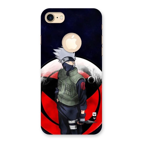 Kakashi Hatake Knife Back Case for iPhone 8 Logo Cut