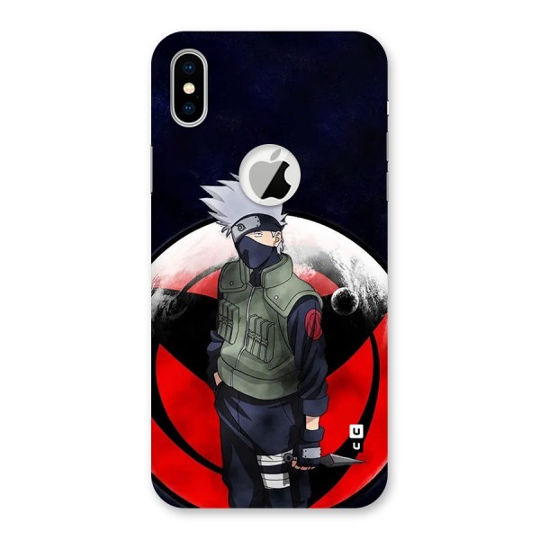 Kakashi Hatake Knife Back Case for iPhone XS Logo Cut