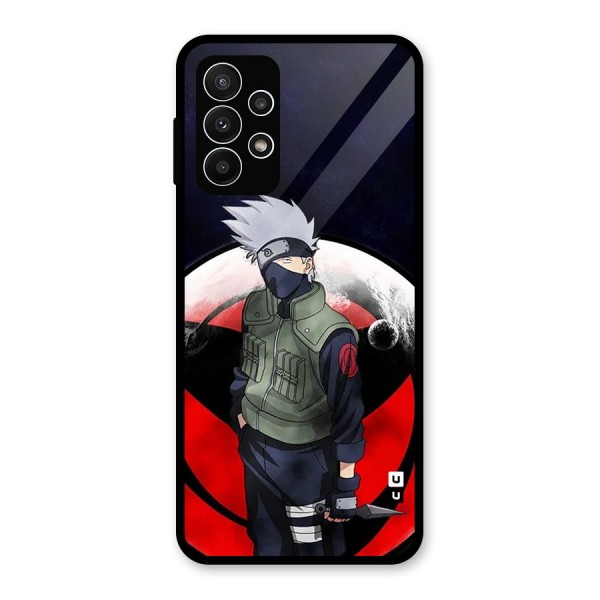 Kakashi Hatake Knife Glass Back Case for Galaxy A23