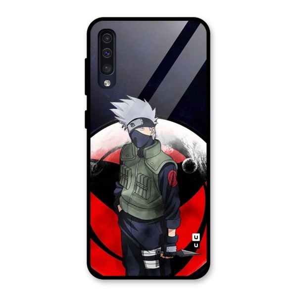 Kakashi Hatake Knife Glass Back Case for Galaxy A50