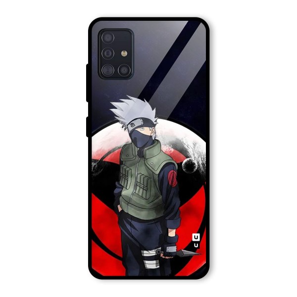 Kakashi Hatake Knife Glass Back Case for Galaxy A51