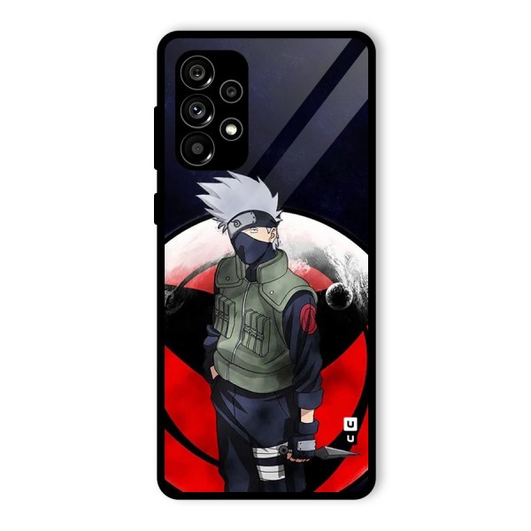 Kakashi Hatake Knife Glass Back Case for Galaxy A73 5G