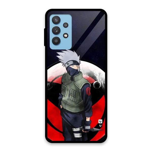 Kakashi Hatake Knife Glass Back Case for Galaxy M32 5G