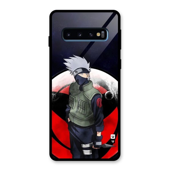 Kakashi Hatake Knife Glass Back Case for Galaxy S10