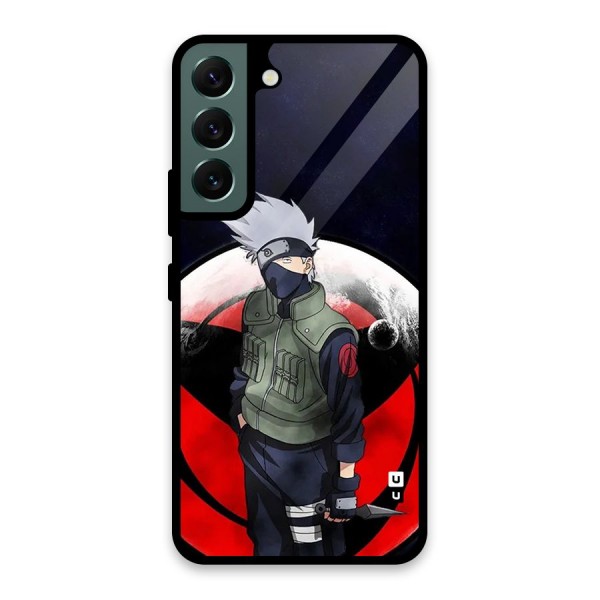 Kakashi Hatake Knife Glass Back Case for Galaxy S22 5G