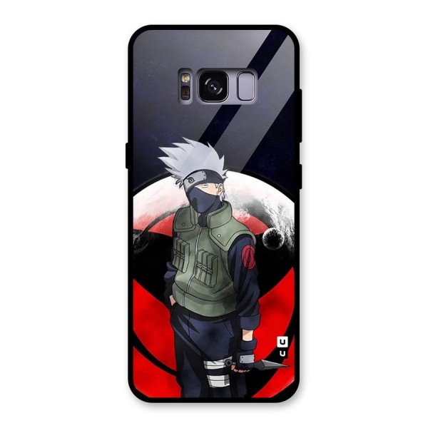 Kakashi Hatake Knife Glass Back Case for Galaxy S8