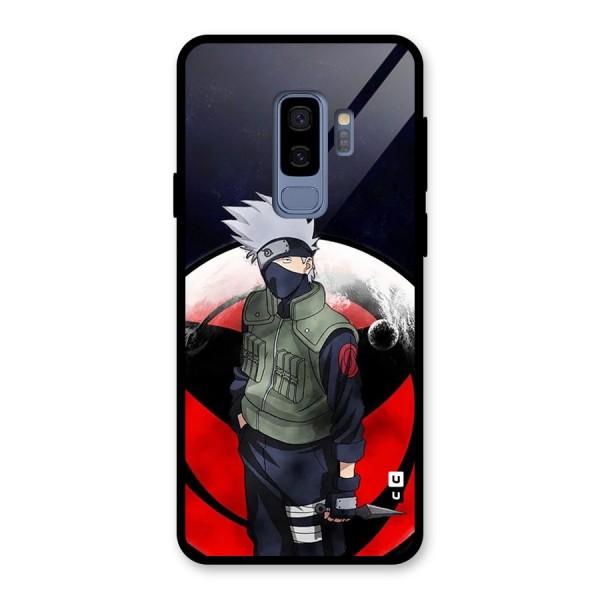 Kakashi Hatake Knife Glass Back Case for Galaxy S9 Plus