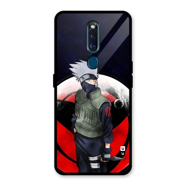 Kakashi Hatake Knife Glass Back Case for Oppo F11 Pro