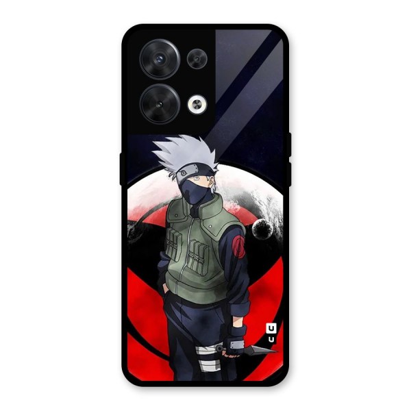 Kakashi Hatake Knife Glass Back Case for Oppo Reno8 5G